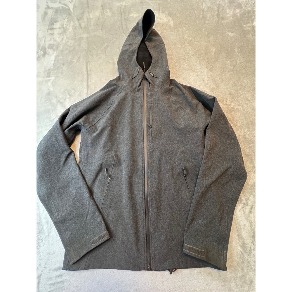 The North Face Apex Flex Jacket Mens Small Gray Gore-Tex Hooded All Weather